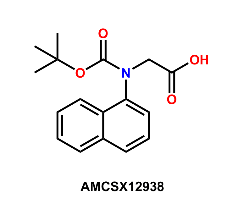 2-((tert-Butoxycarbonyl)(naphthalen-1-yl)amino)acetic acid