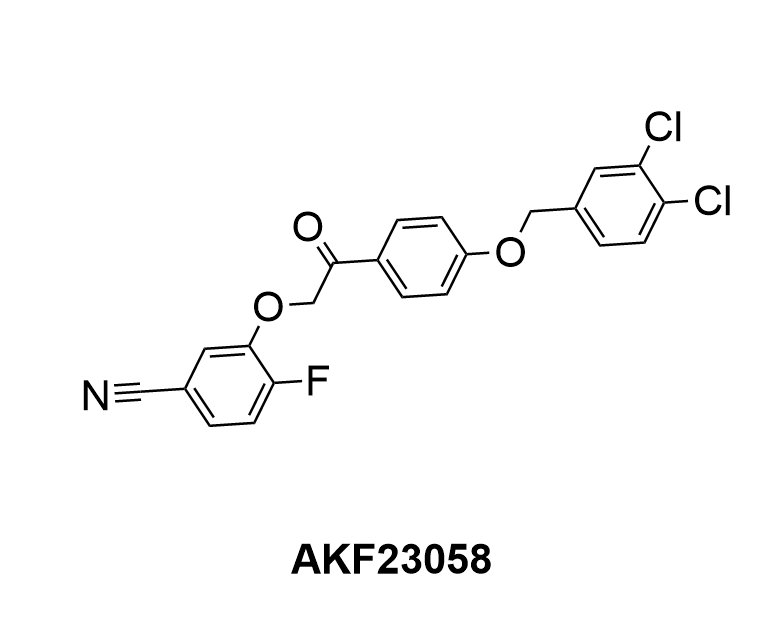 3-(2-(4-((3,4-Dichlorobenzyl)oxy)phenyl)-2-oxoethoxy)-4-fluorobenzonitrile