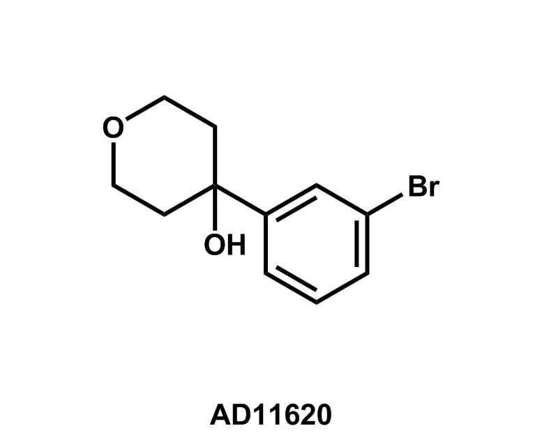 2H-Pyran-4-ol, 4-(3-bromophenyl)tetrahydro-
