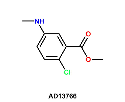 2-Chloro-5-methylamino-benzoic acid methyl ester