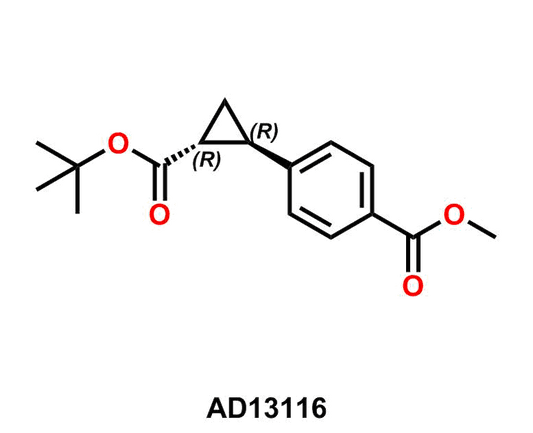 Methyl 4-(trans-2-(tert-butoxycarbonyl)cyclopropyl)benzoate