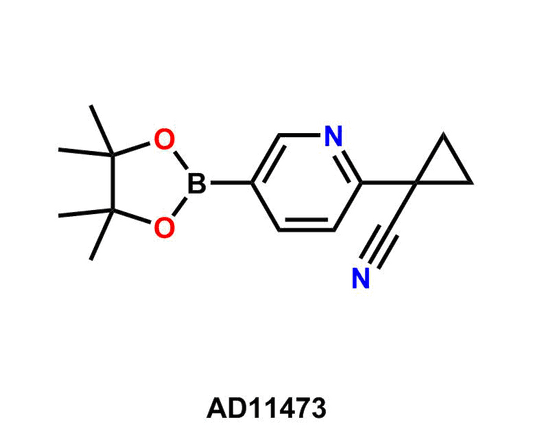 1-(5-(4,4,5,5-Tetramethyl-1,3,2-dioxaborolan-2-yl)pyridin-2-yl)cyclopropane-1-carbonitrile