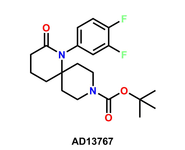 tert-Butyl 1-(3,4-difluorophenyl)-2-oxo-1,9-diazaspiro[5.5]undecane-9-carboxylate