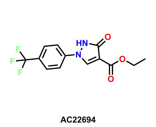 Ethyl 3-hydroxy-1-(4-(trifluoromethyl)phenyl)-1H-pyrazole-4-carboxylate