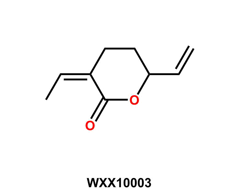 2H-Pyran-2-one, 6-ethenyl-3-ethylidenetetrahydro-