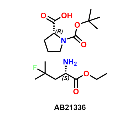 (S)-Ethyl 2-amino-4-fluoro-4-methylpentanoate (R)-1-(tert-butoxycarbonyl)pyrrolidine-2-carboxylate