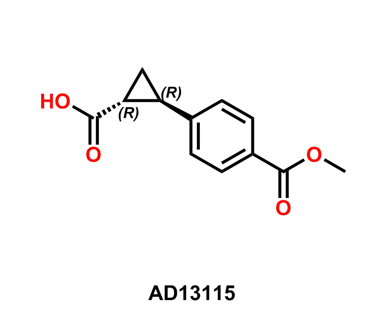 trans-2-(4-(Methoxycarbonyl)phenyl)cyclopropanecarboxylic acid