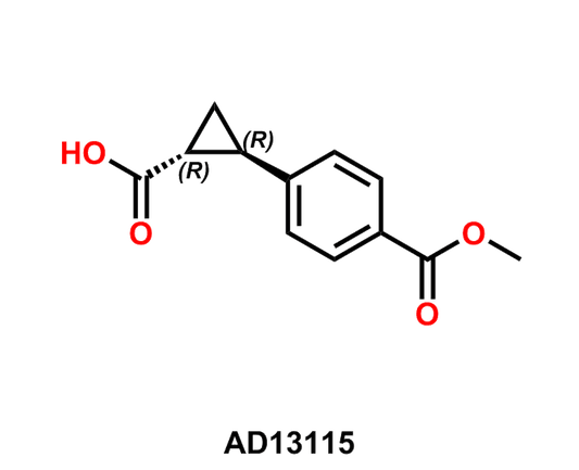 trans-2-(4-(Methoxycarbonyl)phenyl)cyclopropanecarboxylic acid