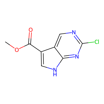 Methyl 2-chloro-7H-pyrrolo[2,3-d]pyrimidine-5-carboxylate