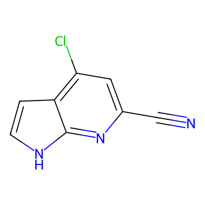 4-Chloro-1H-Pyrrolo[2,3-b]pyridine-6-carbonitrile