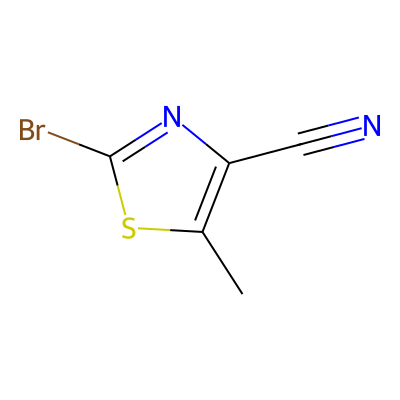 2-Bromo-5-methylthiazole-4-carbonitrile