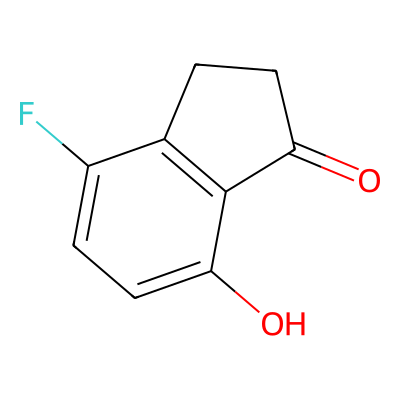 4-Fluoro-7-hydroxy-2,3-dihydro-1H-inden-1-one