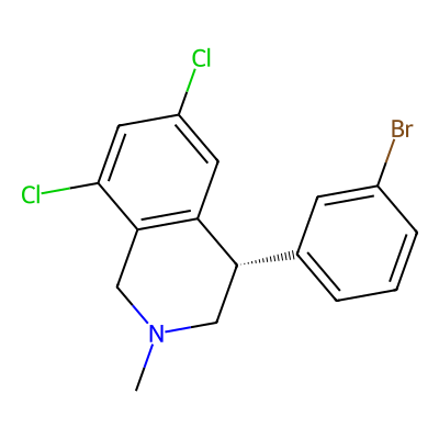 (S)-4-(3-Bromophenyl)-6,8-dichloro-2-methyl-1,2,3,4-tetrahydroisoquinoline