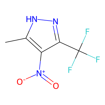 5-Methyl-4-nitro-3-(trifluoromethyl)-1H-pyrazole