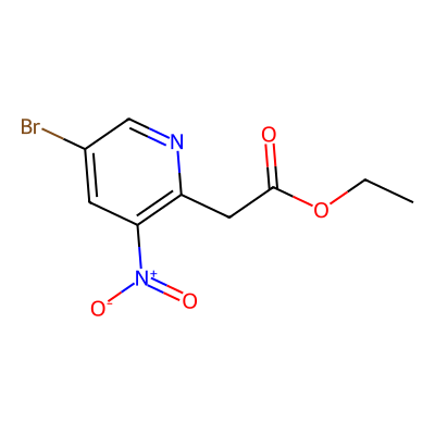 Ethyl 2-(5-bromo-3-nitropyridin-2-yl)acetate