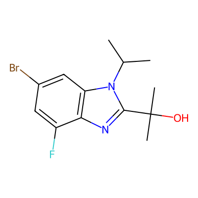 2-(6-bromo-4-fluoro-1-isopropyl-1H-benzo[d]imidazol-2-yl)propan-2-ol