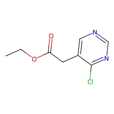 Ethyl 2-(4-chloropyrimidin-5-yl)acetate