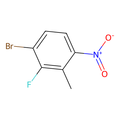 1-Bromo-2-fluoro-3-methyl-4-nitrobenzene