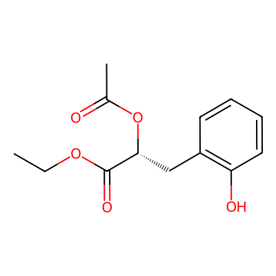 Ethyl (2R)-2-acetoxy-3-(2-hydroxyphenyl)propanoate