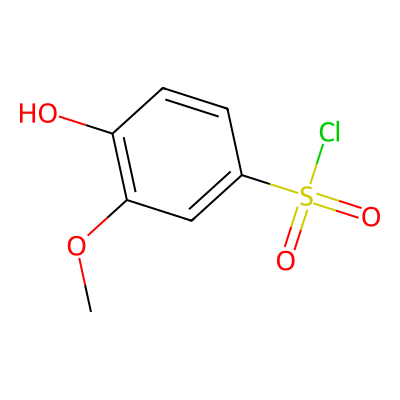 4-Hydroxy-3-methoxybenzenesulfonyl chloride