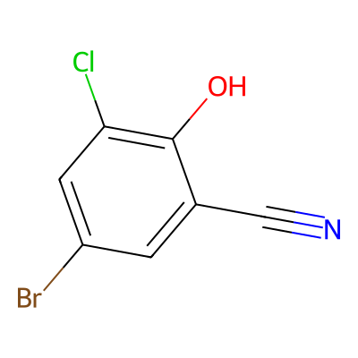 5-Bromo-3-chloro-2-hydroxybenzonitrile