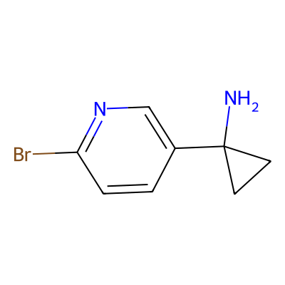 1-(6-Bromopyridin-3-yl)cyclopropan-1-amine