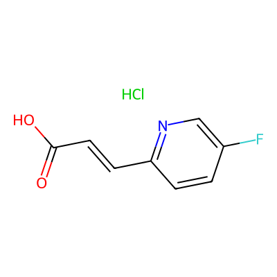 (E)-3-(5-Fluoropyridin-2-yl)-2-propenoic acid hydrochloride