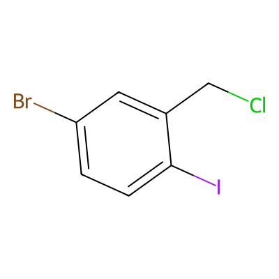 4-Bromo-2-(chloromethyl)-1-iodobenzene