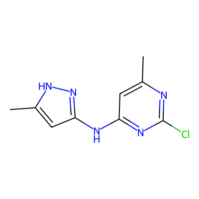 2-Chloro-6-methyl-N-(5-methyl-1H-pyrazol-3-yl)pyrimidin-4-amine