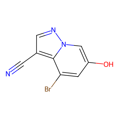 4-Bromo-6-hydroxypyrazolo[1,5-a]pyridine-3-carbonitrile