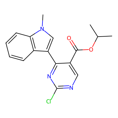 Isopropyl 2-chloro-4-(1-methyl-1H-indol-3-yl)pyrimidine-5-carboxylate