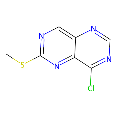 8-Chloro-2-(methylthio)pyrimido[5,4-d]pyrimidine
