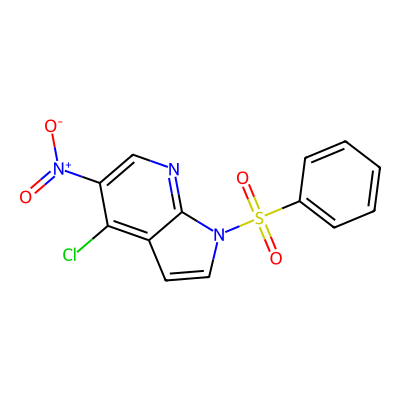 1-(Benzenesulfonyl)-4-chloro-5-nitro-1H-pyrrolo[2,3-b]pyridine