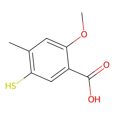 5-Mercapto-2-methoxy-4-methylbenzoic acid
