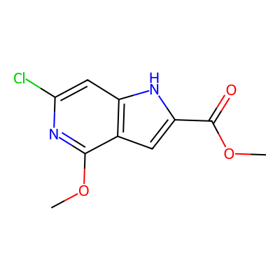 Methyl 6-chloro-4-methoxy-1H-pyrrolo[3,2-c]pyridine-2-carboxylate