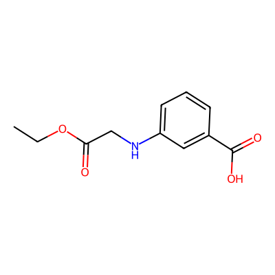 3-((2-Ethoxy-2-oxoethyl)amino)benzoic acid