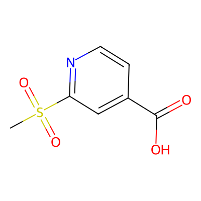 2-(Methylsulfonyl)-4-pyridinecarboxylic Acid