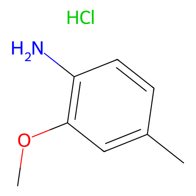 2-Methoxy-4-methylaniline, HCl