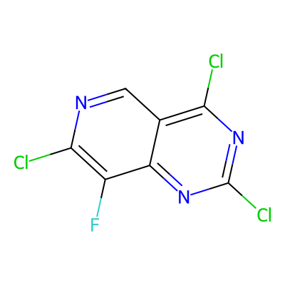 2,4,7-Trichloro-8-fluoropyrido[4,3-d]pyrimidine