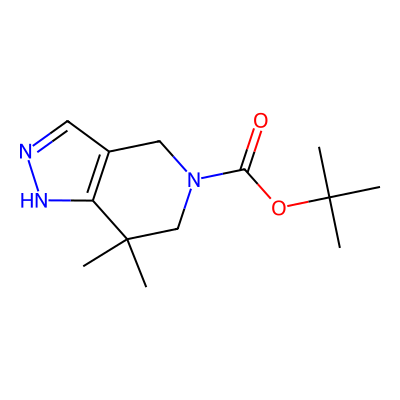 tert-Butyl 7,7-dimethyl-1H,4H,5H,6H,7H-pyrazolo[4,3-c]pyridine-5-carboxylate