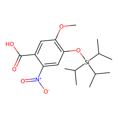 5-Methoxy-2-nitro-4-((triisopropylsilyl)oxy)benzoic acid