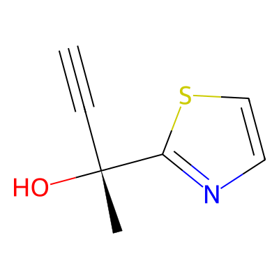 (R)-2-(Thiazol-2-yl)but-3-yn-2-ol