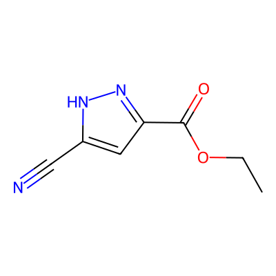 Ethyl 5-cyano-1H-pyrazole-3-carboxylate
