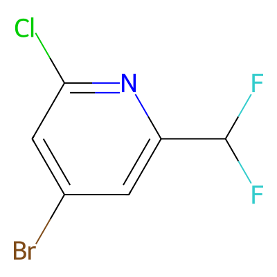 4-Bromo-2-chloro-6-(difluoromethyl)pyridine