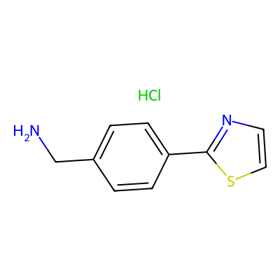 [4-(1,3-Thiazol-2-yl)benzyl]amine hydrochloride