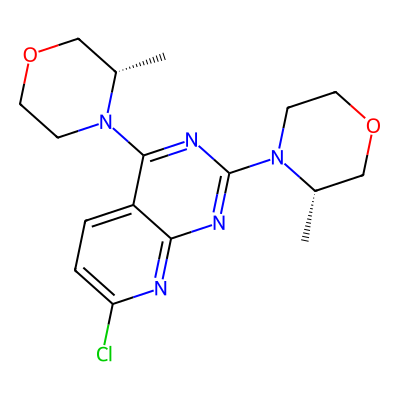 7-Chloro-4-((S)-3-methylmorpholin-4-yl)-2-((S)-3-methylmorpholin-4-yl)pyrido[2,3-d]pyrimidine