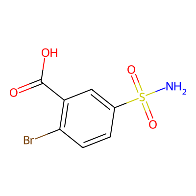 2-Bromo-5-sulfamoylbenzoic acid