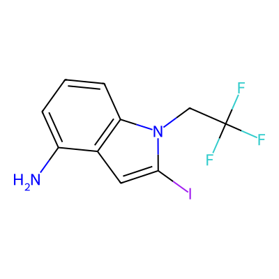 2-Iodo-1-(2,2,2-trifluoroethyl)-1H-indol-4-amine