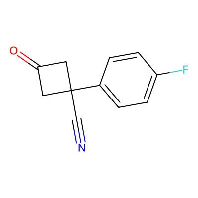 1-(4-Fluorophenyl)-3-oxocyclobutanecarbonitrile