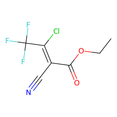 Ethyl 3-chloro-2-cyano-4,4,4-trifluorobut-2-enoate